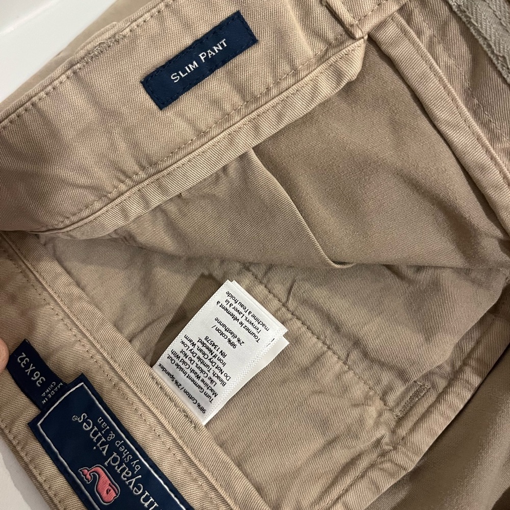 Vineyard vines Khacki pants -NWT 36x 32